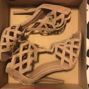 Charlotte Russe heels Style: ARA-127 Taupe suede